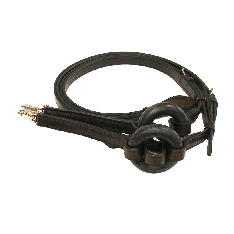 Tory Rubber Donut Leather Side Reins - main