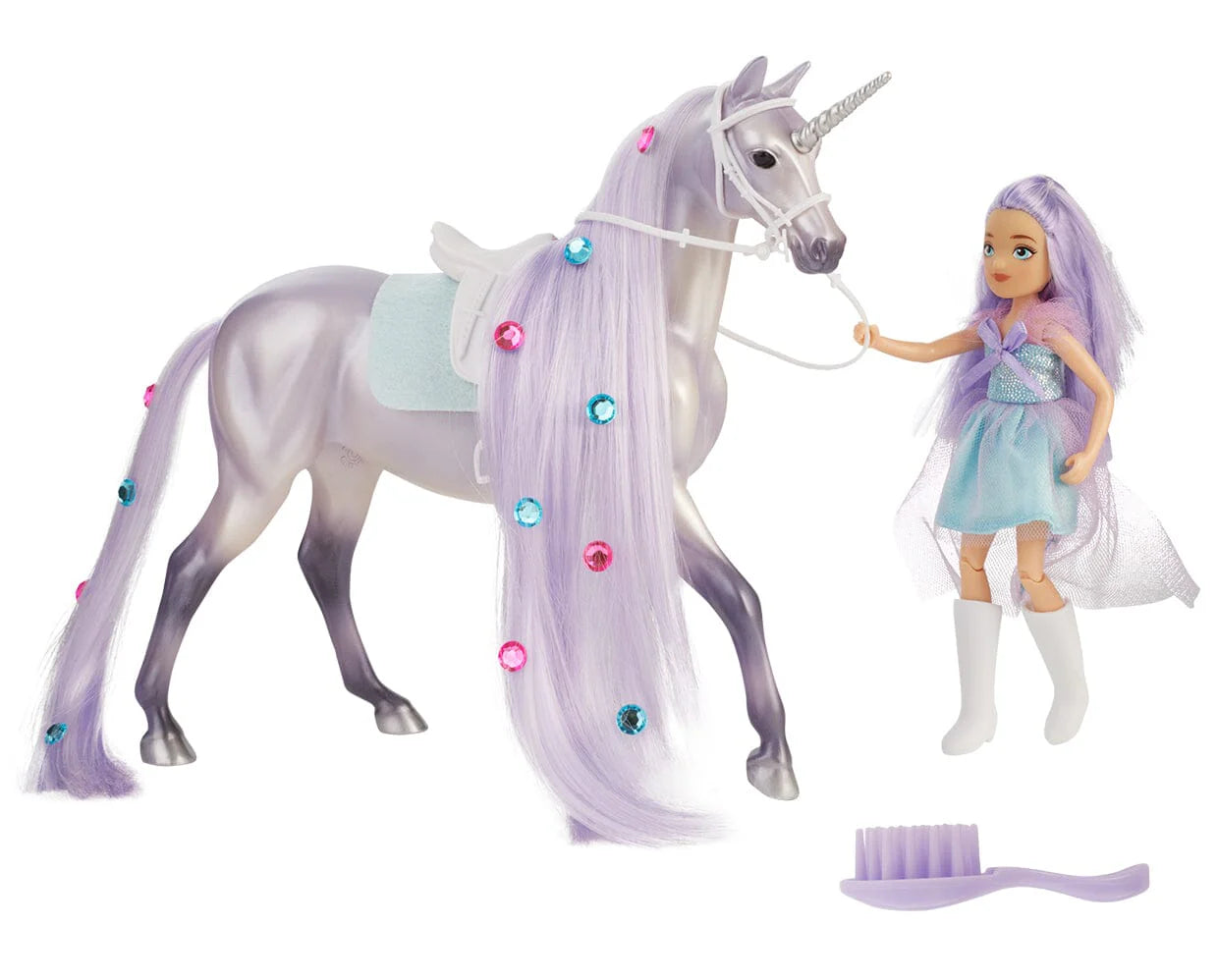 SALE Breyer Twila & Moonstone - Magical Unicorn and Rider