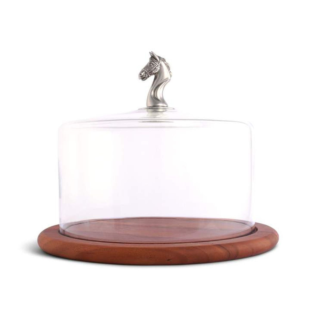 Vagabond Glass Covered Wooden Equestrian Cheese Board - sku to order - 108228