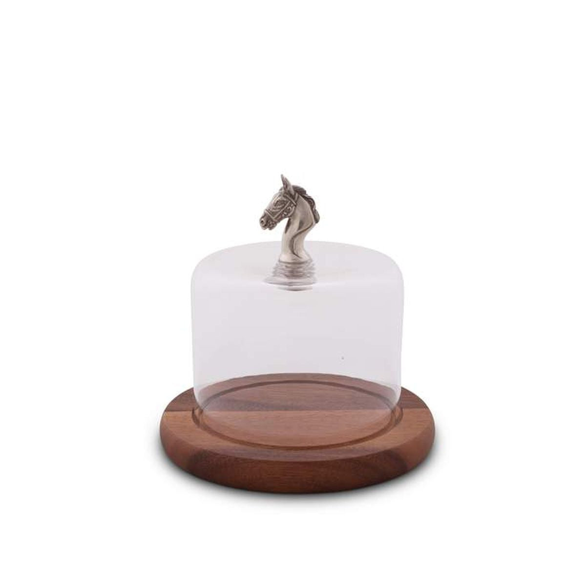 Vagabond Glass Covered Wooden Equestrian Cheese Board - sku to order - 108228