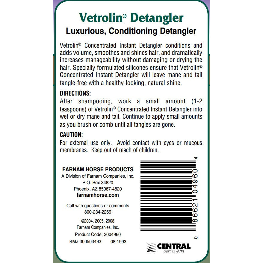 Vetrolin Detangler - sku to order - 23709