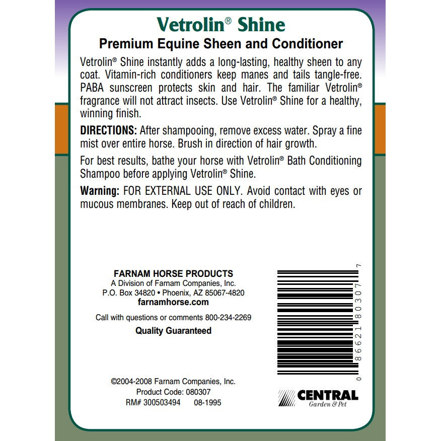 Vetrolin Shine - supporting