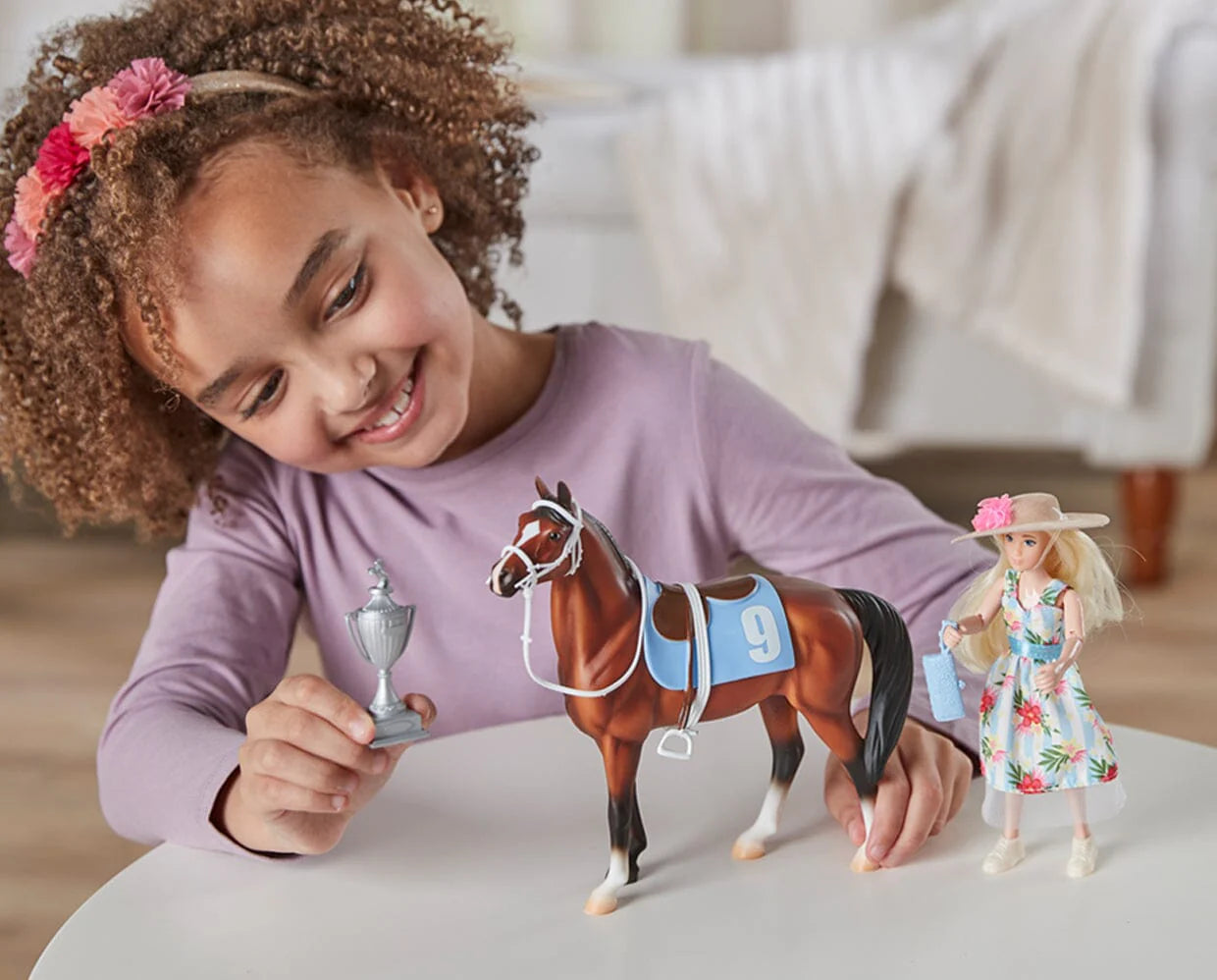 Breyer Winner's Circle Gift Set - Tinsley & Buttercup Breeze