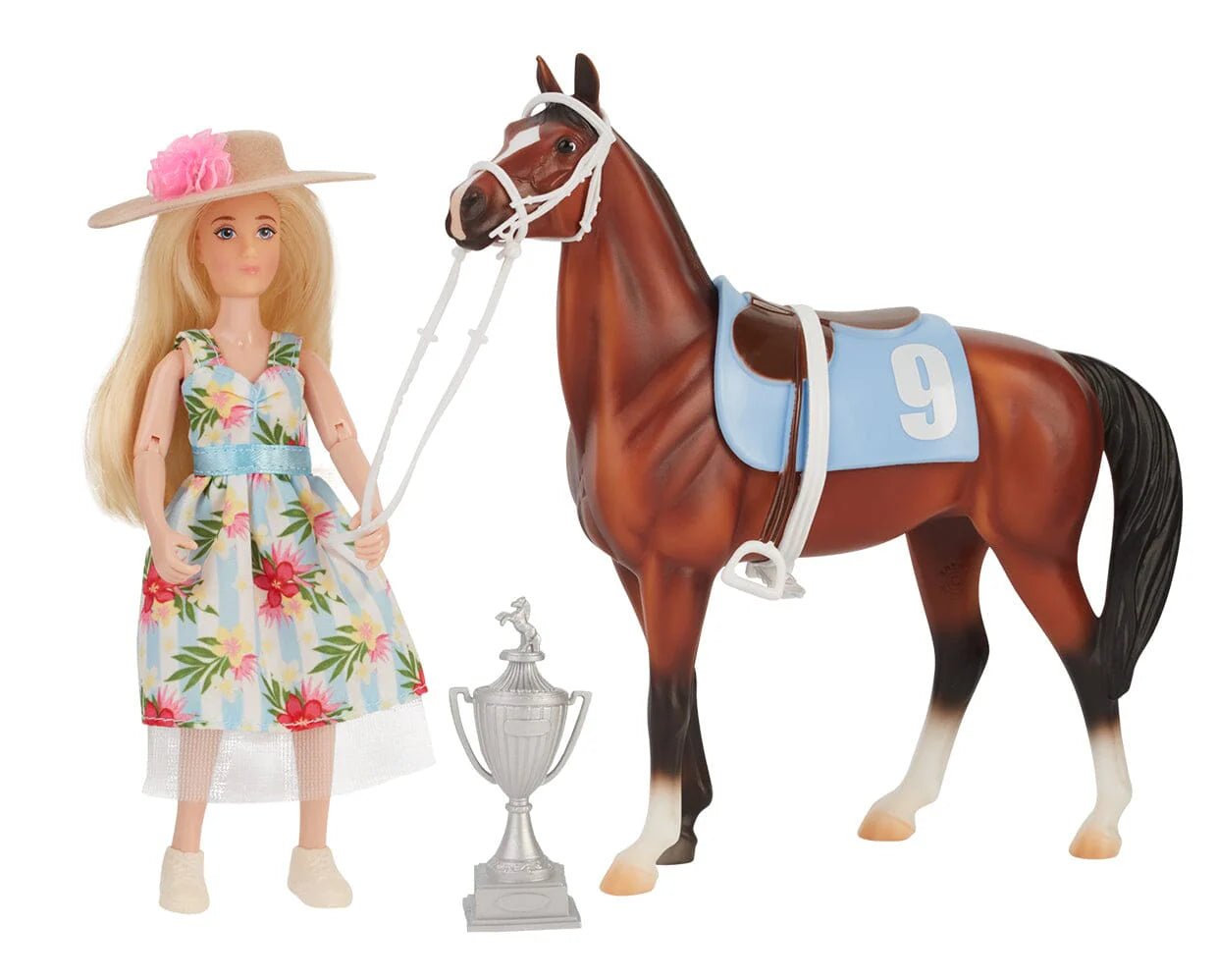 Breyer Winner's Circle Gift Set - Tinsley & Buttercup Breeze
